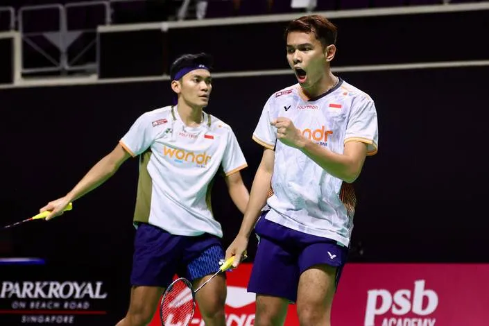 Sempat Unggul, Fajar/Fikri Gagal Juara Singapore Open 2026