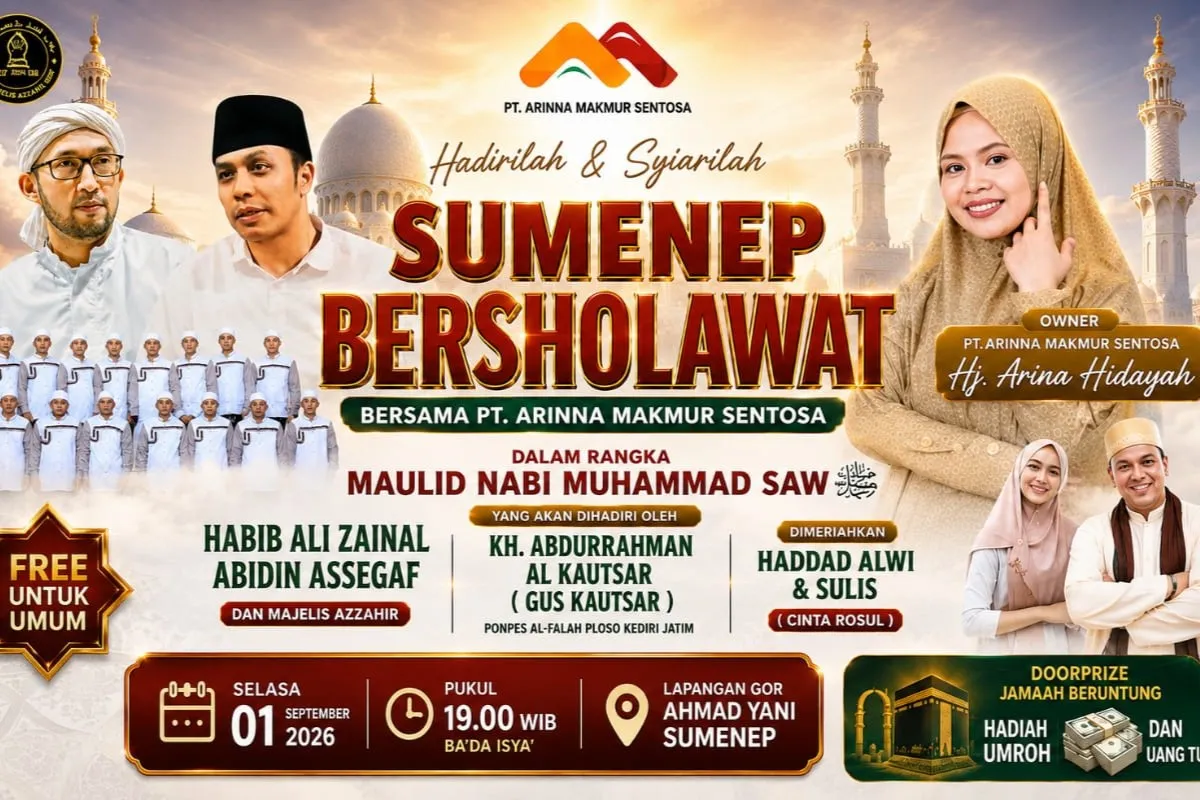 Habib Ali Zainal Abidin dan Gus Kautsar Bakal Hadir, Sumenep Bersholawat Berhadiah Umrah