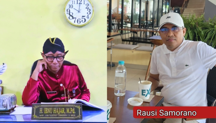 Kolase Foto TA Kebudayaan dan Iptek (Ibnu Hajar, kiri) dan TA Hukum Bupati Sumenep, Rausi Samorano (Istimewa)