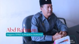 Abd Rahman, Sekretaris Komisi II dari Fraksi PDI Perjuangan DPRD Kabupaten Sumenep periode 2024-2029. Dijuluki Warga sebagai 