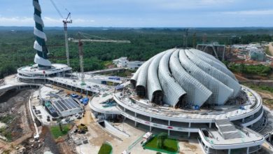 LOKASI. Masjid Negara di IKN yang diproyeksikan menjadi salah satu titik pemantauan hilal penentuan awal Ramadan 1447 H. (istimewa/redaksi/estoria)