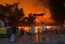 Pondok Panyeppen di Pamekasan Kebakaran