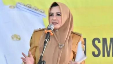 PROFIL. Bupati Pekalongan, Fadia Arafiq, saat menyampaikan sambutan dalam sebuah kegiatan resmi di lingkungan Pemkab Pekalongan. (istimewa/redaksi/estoria)