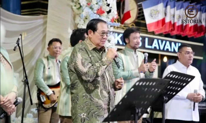 Susilo Bambang Yudhoyono saat Acara Halal Bihalal