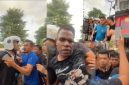 Potret sejumlah oknum yang diduga TNI usai kericuhan di Warung Madura Kemayoran Jakarta. (Sumber Foto: Istimewa)